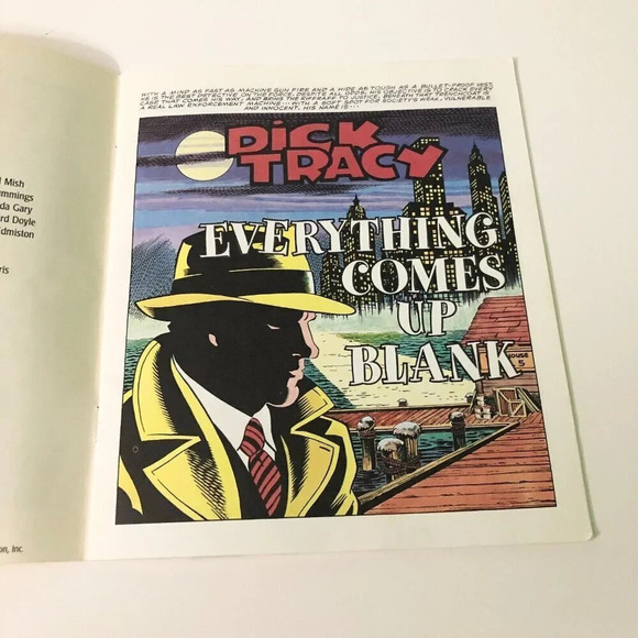 Vtg 1990 Dick Tracy  Episode 2 Everything Comes Up Blank Cassette Tape and Book - Picture 6 of 12